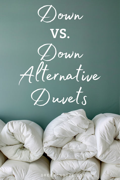 down duvet, down alternative duvet, duvets, comforters, bed, bedding, bedroom Down Comforter Bedding, Sustainable Bedroom, Organic Bed Sheets, Bedroom Sanctuary, Bedroom Oasis, Down Comforters, Sanctuary Bedroom, Down Comforter, Which Is Better