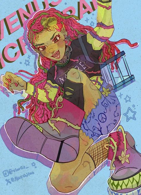 Monster High Halloween, Venus Mcflytrap, Arte Monster High, Monster High Pictures, Spider Art, Monster High Art, Pretty Drawings, High Art, Cute Art Styles