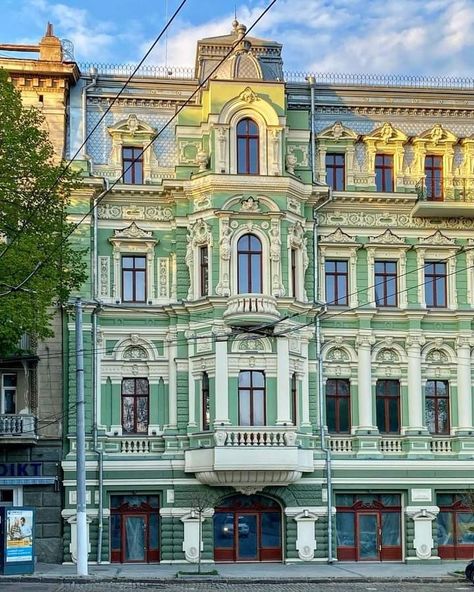 Russian Buildings, Russian Architecture Aesthetic, Russian Apartment Building, Russian Buildings Architecture, Ukrainian Architecture Aesthetic, Russia Buildings Aesthetic, English Projects, Architecture Collection, Russian Architecture