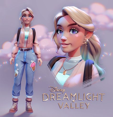 Disney Dream Light Valley Outfits, Dreamlight Valley Character Ideas, Ddv Custom Clothes, Dreamlight Valley Design Ideas Clothes, Ddv Beach Ideas, Disney Dreamlight Valley Clothes Design, Disney Dreamlight Valley Characters, Dreamlight Valley Custom Clothes, Dreamlight Valley Clothing Design Ideas