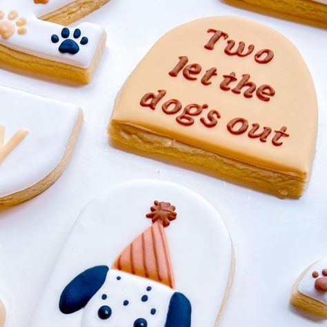 Bad Two The Bone Dog Birthday Party, Two Let The Dogs Out Party Girl, Two Let The Dogs Out, Two Let The Dogs Out Party, Puppy Pawty, Dog Themed Birthday Party, Second Birthday Ideas, 1st Birthday Party Themes, Dog Birthday Party