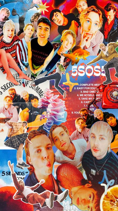 #5sos #5secondsofsummer #aesthetic #collage No Shame 5sos, 5sos Wallpaper Aesthetic, 5sos Aesthetic, 5sos Collage, 5sos Background, 5sos Drawing, 5sos Album, 90s Wallpaper Hip Hop, 5sos Wallpaper