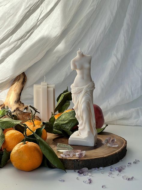 Venus Soy Candle L Greek Goddess Decorative Candle Sculptural Candle Aesthetic Candle Unique Candle aphrodite - Etsy Venus Candle, Candle Sculpture, Aphrodite Aesthetic, Aesthetic Candle, Unique Candle, Goddess Decor, Aesthetic Candles, Candle Aesthetic, Goddess Of Love