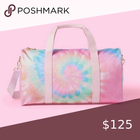 Stoney Clover x Target tie dye duffel bag Tie Dye Bags, Pink Duffle Bag, Tree Bag, Rainbow Bag, Tie Dye Rainbow, Stoney Clover Lane, Flat Pouch, Stoney Clover, Large Pouch