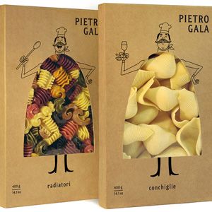 packaging Brilliant Packaging Design, Window Packaging, Design Cibo, Modern Packaging Design, Pasta Brands, Pasta Box, Brilliant Packaging, Clever Packaging, Modern Packaging