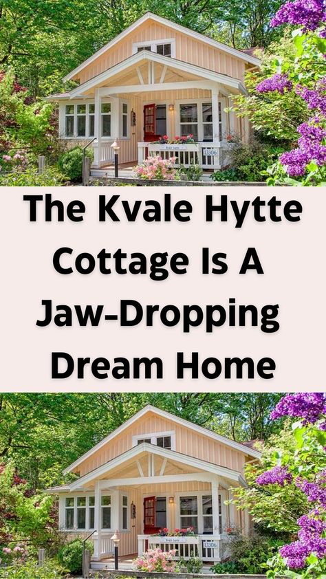 The Cottage Company is known for “building pocket neighborhood communities of compact homes.” They are a company capitalizing on the tiny home trend. They’ve built many quality compact homes in the past that are both attractive and functional, but nothing quite compares to their stunning Kvale Hytte Cottage. This tiny home was built in a community that won the NAHB Builders Choice Grand & Merit Awards as well as the AIA 2009 National Housing Award. Cozy Cottage Interiors, Cozy Beach House, Pocket Neighborhood, Tiny House Rentals, Cottage Tiny House, Tiny House Company, Urban Cottage, Small Cottage Homes, Beach House Exterior