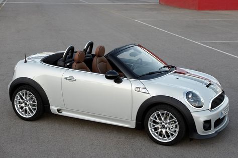 MINI Roadster - amazing little car with surprising boot space for luggage, groceries, and in my case my art portfolio and supplies Black Mini Cooper, Affordable Sports Cars, Mini Morris, Mini Cabrio, Alpha Romeo, Mini Cooper Convertible, Mini Copper, Mini Cooper Countryman, Used Engines