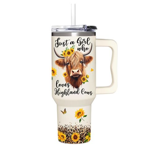 PRICES MAY VARY. PERFECT GIFTS FOR COWGIRLS WHO LOVE HIGHLAND COWS: This Highland Cow tumbler serves as a delightful and witty reminder of the special bond you share with your beloved cowgirl who adores highland cows. Suitable for highland cow gifts for female, cow gifts for woman, farm-themed gifts, cowgirl presents, farming lovers gift ideas, and anyone who cherishes the joy of embracing their love for highland cows and the farm life. COW LOVERS GIFT FOR BIRTHDAY OR ANY OCCASION: Elevate the s Happy Birthday Cowgirl, Female Cow, Cow Stuff, Highland Cow Gifts, Lover Birthday, Highland Cow Tumbler, Female Farmer, Cow Tumbler, Cowgirl Gifts