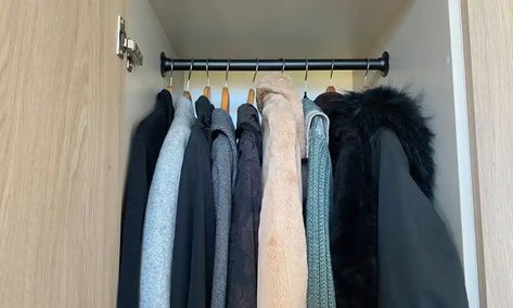 Setting store: how to keep woollen coats and puffer jackets packed away safely | Fashion | The Guardian Suit Hangers, Suit Bag, Heavy Coat, Plastic Bins, How To Store, Dry Cleaners, Dress Store, Woolen Coat, Winter Coats