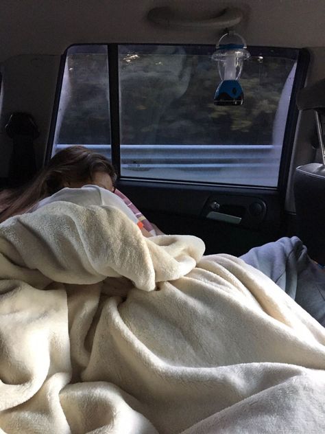 Road Car Sleeping Aesthetic, Sleeping In Your Car Aesthetic, Sleeping In Car Road Trips, Travel Aesthetic In Car, Travel By Car Aesthetic, Car Roadtrip Aesthetic, Sleep In Car Aesthetic, Sleeping In The Car Aesthetic, Travel In Car Aesthetic