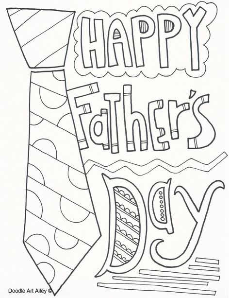 Fathers Day Coloring Pages - Doodle Art Alley Fathers Day Coloring Page, Fathers Day Art, Father's Day Activities, Father's Day Printable, Diy Father's Day Gifts, Father's Day Diy, Dad Day, Fathers Day Crafts, Mors Dag