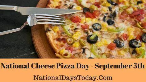 On the 5th of September, every year, National Cheese Pizza Day is observed. This day was created to promote the consumption of cheese pizza. Cheese pizza is a type of pizza that is made with cheese as the main ingredient. #NationalCheesePizzaDay #CheesePizzaDay Type Of Pizza, National Cheese Pizza Day, Pizza Cheese, Types Of Pizza, Some Interesting Facts, Pizza Day, 5th September, National Day, Cheese Pizza