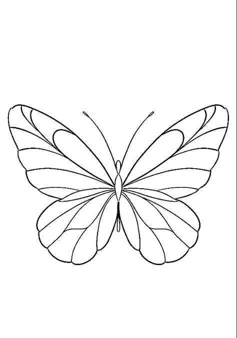 Butterfly Drawing Template, Simple Butterfly Drawing Outline, Butterfly Outline Printable, Butterfly Drawing Outline, Easy Butterfly Drawing, Teacup Tattoo, Unique Wrist Tattoos, Bag Drawing, Wrist Tattoo Designs