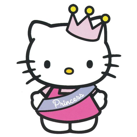 Princess Hello Kitty, Hello Kitty Princess, Hello Kitty Clipart, Hello Kitty Imagenes, Images Hello Kitty, Hello Kitty Colouring Pages, Hello Kitty Printables, Princess Kitty, Walpaper Hello Kitty