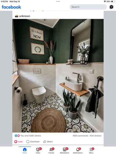 Small Downstairs Toilet, Toilet Room Decor, Small Toilet Room, Modern Small Bathrooms, Home Decor Aesthetic, Small Bathroom Makeover, Bathroom Design Decor, Downstairs Bathroom, Bathroom Inspiration Decor