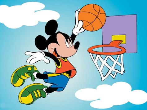 Mickey playing basketball Mickey Mouse Wallpapers, Wallpaper Mickey Mouse, Cartoons Hd, Duck Cartoon, Cartoon Clip, Mickey Mouse Wallpaper, Mickey Mouse Cartoon, Favorite Cartoon Character, Kids Room Wall Art