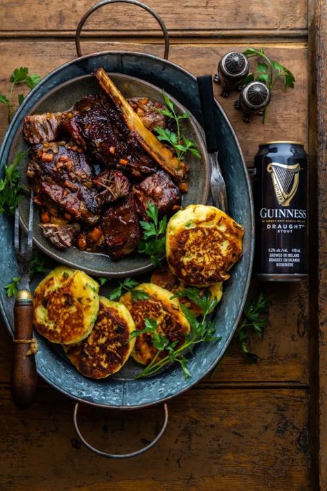 Guinness Braised Short Ribs, Dennis Prescott, Beef Short Rib Recipes, Guinness Draught, Irish Cuisine, Short Ribs Recipe, Braised Short Ribs, Kitchen Smells, St Pats