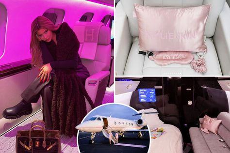 Kylie Jenner Style 2014, Huge Closet, Private Jet Interior, Kylie Birthday, Disney Gear, Kylie Jenner Photos, Kylie Jenner Style, Pink Interior, Entertainment Room