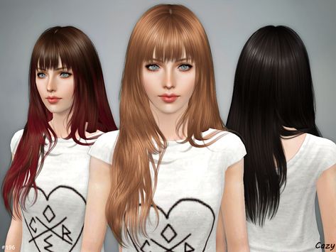 Sims 3 Furniture Cc, Sims 3 Skin, Sims 3 Cc Hair, The Sims 3 Cc, Sims 3 Makeup, Sims 3 Generations, Sims 3 Cc Clothes, Black Hair Bangs, Ts4 Hair