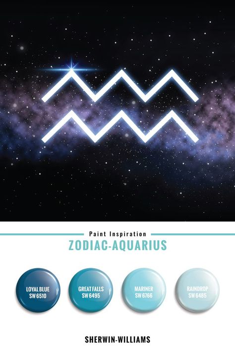 Aquarius season is officially in full swing. Here's a color palette to match your zodiac. Take a look at our color consulting tools to add your favorite color to your home! Dunn Edwards Colors, Arizona Painting, Aquarius Season, Sherwin Williams Colors, Colour Consultant, Perfect Paint Color, Dunn Edwards, Paint Companies, Interior Paint Colors