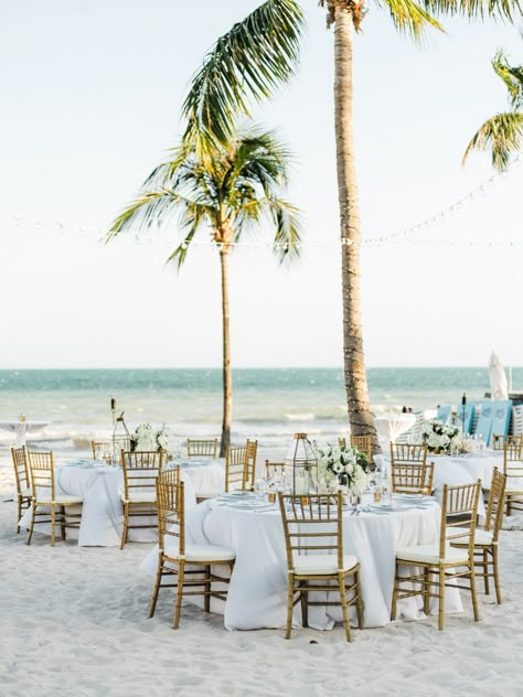 Wedding Collaterals, Beach Wedding Table Settings, Key West Beach Wedding, Key West Beach, Mexico Weddings, Beach Wedding Tables, Destination Wedding Caribbean, Hawaii Beach Wedding, Chelsea Wedding