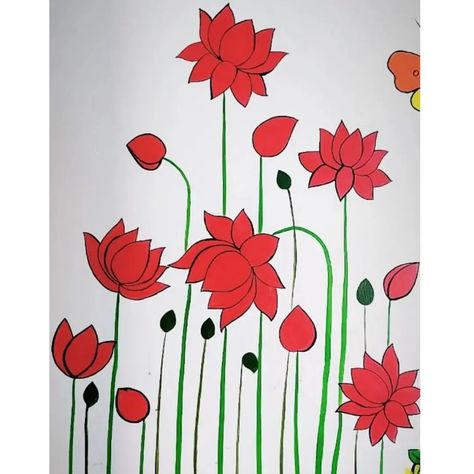 Pichwai Painting In Pooja Room, Simple Wall Painting Ideas, Ideas For Balcony, Animation Pic, Balcony Painting, Simple Wall Paintings, Morden Art, Pichwai Art, Wall Painting Ideas