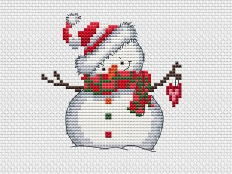 Snowman Cross Stitch, Christmas Needlework, Snowman Cross Stitch Pattern, Blanket Making, Cross Stitch Pattern Christmas, Unicorn Cross Stitch Pattern, Holiday Cross Stitch Patterns, Christmas Quilting, Holiday Cross Stitch