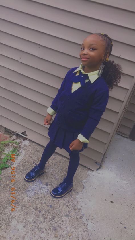 Navy Blue Uniform Outfits, Navy Blue School Uniform, Uniform Inspiration, Toddler School Uniforms, Cali Fashion, Kids Uniform, Regular Outfits, Navy Blue Uniform, Academy Uniforms