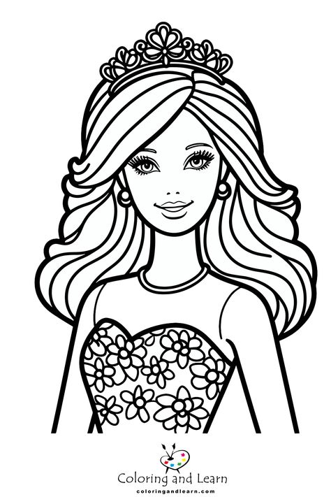 barbie coloring pages 7 Barbie And Ken Coloring Pages, Barbie Roleplay Ideas, Free Printable Barbie Coloring Pages, Barbie For Coloring, Barbie Activities Free Printable, Barbie Christmas Coloring Pages, Barbie Colouring Sheet, How To Draw Barbie, Barbie Colouring Pages