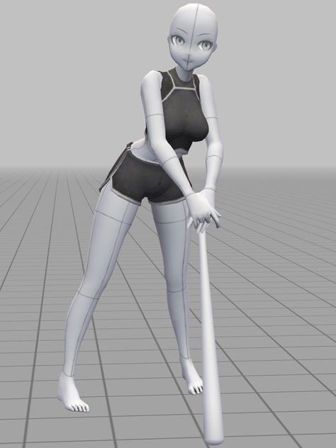 3d Poses Reference Fem, Drawing Base Pose Reference, Female Modeling Poses, Pose Base, 3d Pose, Easy Pose, Easy Poses, 3d Reference, Body Pose Drawing