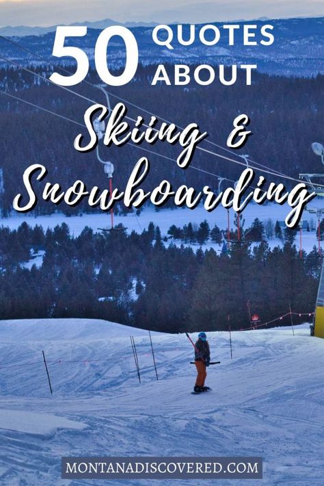 Looking for some quotes about snowboarding or skiing? From inspiring to funny to practical, this list has all the best ones - and they’ll make great skiing captions too! #skiing #snowboarding #quotes Snowboarding Quotes, Skiing Quotes, Skiing Humor, Cool Quotes, Sports Massage Therapy, Uk House, Some Quotes, Sun Quotes, Ski Mountain