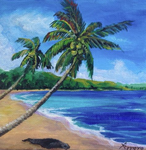 Hawaiian Monkseal 5”x5” Acrylic on Canvas

My art is inspired by the beauty of the Hawaiian Islands. Coming from a background of being a scenic artist at the Opera House of Berlin and painting backdrops for movie sets, I enjoy painting larger realistic landscapes or murals. I am using different mediums like oil, acrylic and watercolor. On my website I offer high quality prints on archival paper, canvas, metal or wood or original art work. Figi Islands, Ocean Scape, Portrait Challenge, Hawaii Art Print, Hawaii Painting, Island Artwork, Hawaiian Artists, Beach Scene Painting, Painted Backdrops