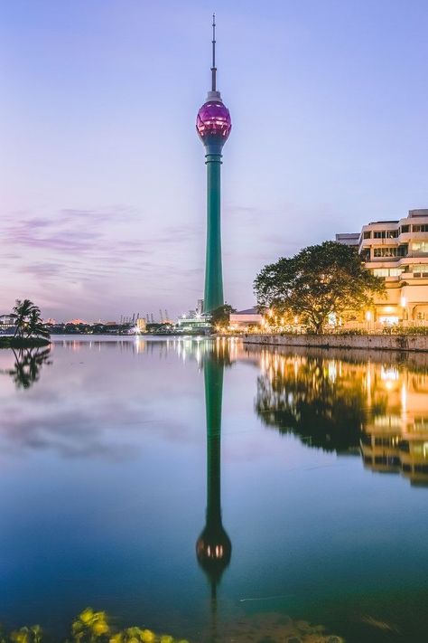 Lotus Tower, Cn Tower, Wind Turbine, Sri Lanka, Lotus, Tower, Building, Travel