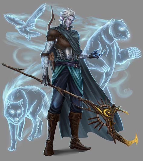 Sea Elf - Druid by HIIDRAstudio on DeviantArt Sea Elf, Dnd Druid, Dnd Elves, Elf Druid, Pathfinder Character, Dungeons And Dragons Classes, Heroic Fantasy, Art Commissions, Dungeons And Dragons Characters