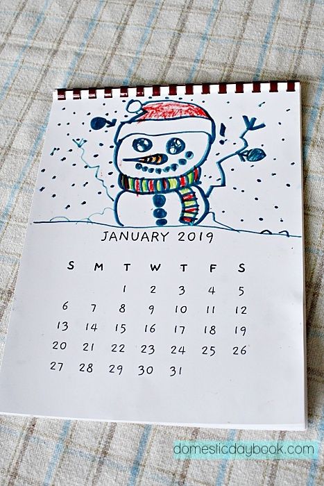 Art Project for Kids - Calendar Making Calendars With Kids, Calendar Art Ideas For Kids 2024, Kids Calendar Craft, Childrens Calendar Ideas To Make, Calendar Art Ideas For Kids, Diy Calendar For Kids, Calendar Crafts For Kids, Calendar Craft Ideas, Calendar Ideas For Kids To Make