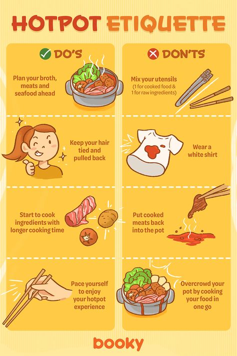 Aesthetic Cookbook, Korean Food Poster, Caffe Aesthetic, Recipe Infographic, Food Etiquette, Cheap Meal Ideas, Hot Pot Recipe, Simple Family Meals, Homemade Cookbook