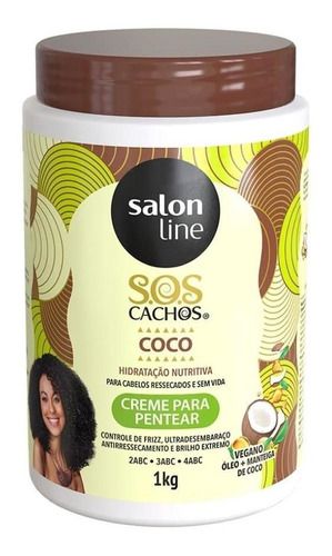 Creme Para Pentear S.o.s Coco Nutrição Cachos Salon Line 1kg Creme Salon Line, Hair Doctor, Curl Activator, Girl Things, Cookie Dough Cafe, Cookie Dough, Curly Hair, Beauty And Personal Care, Coco