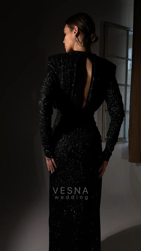 Sparkle Dress Long, Black Tie Event Dresses, Dresses Sparkle, Black Dresses Classy, Chic Dress Classy, Soiree Dress, Classy Prom Dresses, Modest Dresses Casual, Elegant Dresses Classy