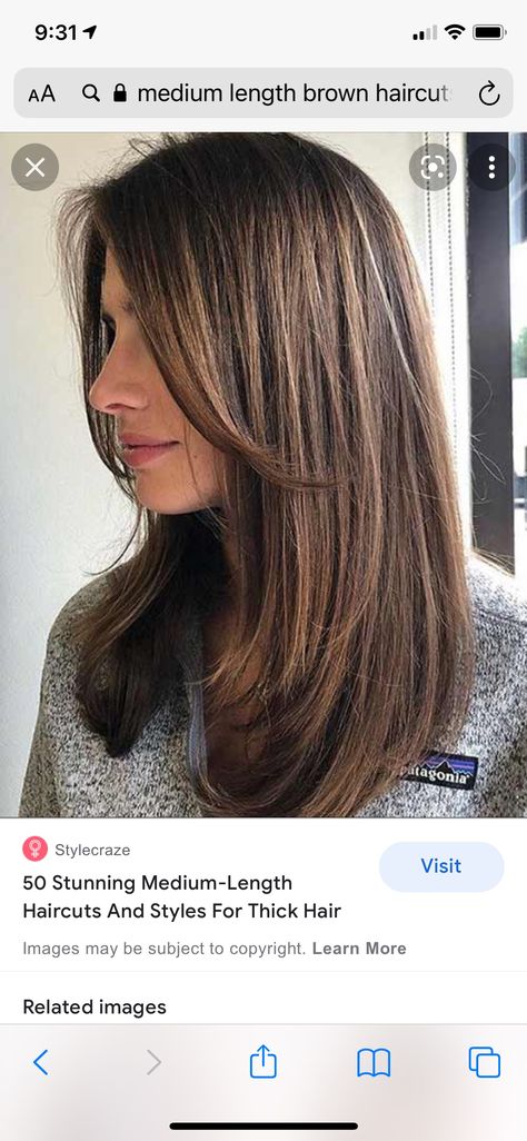 Haircuts For Small Faces, Mid Length Straight Hair, Straight Brunette Hair, Medium Length Brown Hair, Straight Hairstyles Medium, Fine Straight Hair, Medium Brown Hair, Hair Inspiration Long, Layered Haircuts For Medium Hair