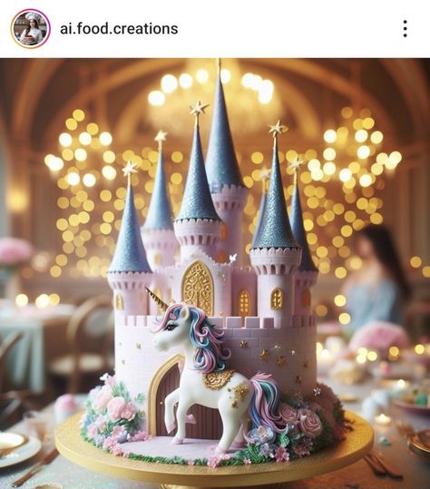 Castle Birthday Cakes, Castle Birthday, Frosting Techniques, Art Cake, 4 Birthday, Amazing Food Decoration, Children Party, Cake Stuff, Sweet Art