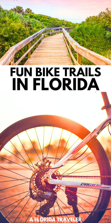 Want to explore Florida on a bike? Here are some of the best bike trails in Florida. Family Tropical Vacation, Bonita Springs Florida, Best Beach In Florida, Florida Family Vacation, South Beach Florida, Panama City Florida, Miami Travel, Best Bike, Florida City