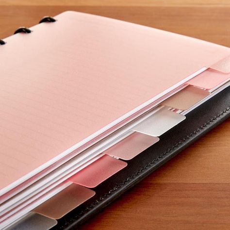 The Circa Disc-Bound Notebook System, only from Levenger Preppy Binder Dividers, Binder Dividers Aesthetic, Aesthetic Binder Dividers, Binder Divider Aesthetic, Notebook Dividers, Books About Kindness, Tab Dividers, Discbound Notebook, Binder Dividers