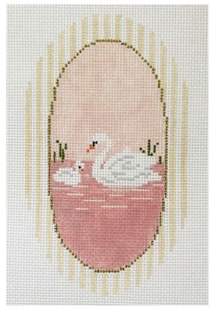 Small Needlepoint Patterns, Cross Stitch Engagement, Swan Cross Stitch Pattern, Finished Needlepoint Projects, Finished Cross Stitch Ideas, Free Needlepoint Patterns, Baby Needlepoint, Needle Point Flowers, Swan Cross Stitch