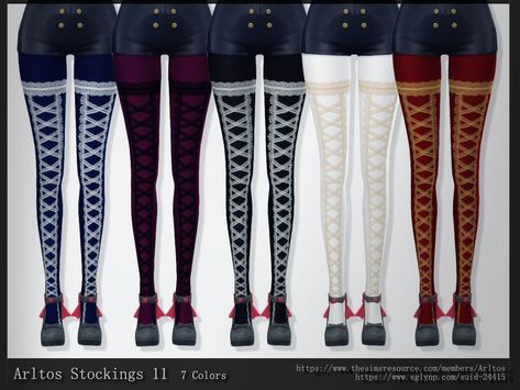 Arltos' Stockings 11 Sims 4 Stockings Cc, Sims 4 Cc Hair, Cc Clothes, Best Sims, Heart Choker, Sims Community, Sims 4 Cc Finds, Ts4 Cc, Cc Finds