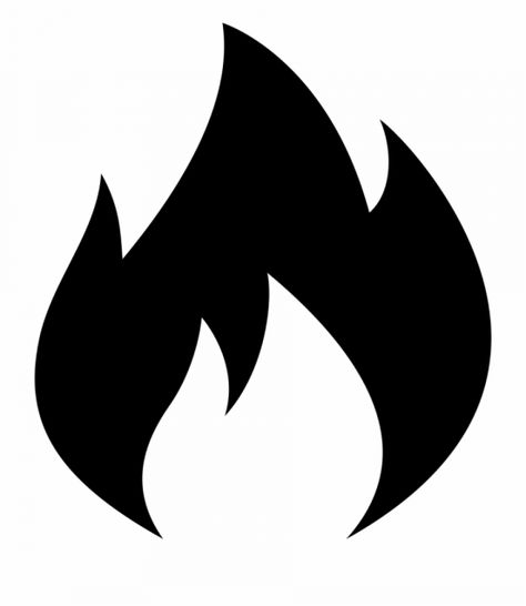 Fire Clipart Black And White, Flame Clip Art, Fire Element Symbol, Flyer Gospel, Fire Icon, Clip Art Black And White, Stencil Logo, Flaming Hot, Fire Icons