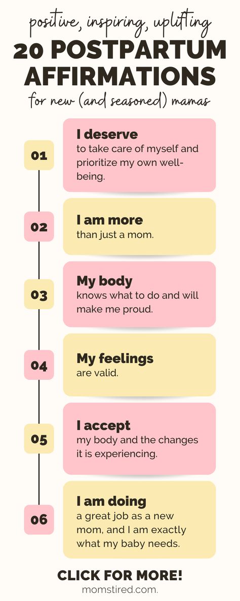 graphic of quotes - postpartum affirmations for new mom Postpartum Depletion, Postpartum Affirmations, Postpartum Healing, Postpartum Tips, Pregnancy Affirmations, Birth Recovery, Body After Baby, Fourth Trimester, Post Pregnancy Workout