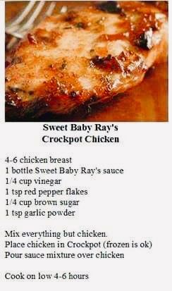 SWEET BABY RAY’S CROCKPOT CHICKEN Slow Cooker Kip, Sweet Baby Rays Crockpot Chicken, Sweet Baby Rays, Pollo Guisado, Diner Recept, Crockpot Dishes, Crock Pot Slow Cooker, Crockpot Recipes Slow Cooker, Crock Pot Cooking