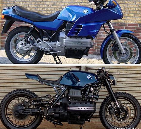 Bmw K100 Scrambler, Cb 450 Cafe Racer, Motorcycle Restoration, Nine T Bmw, Bmw Custom, Cb 450, Serie Bmw, Bmw R100, Cafe Racer Design