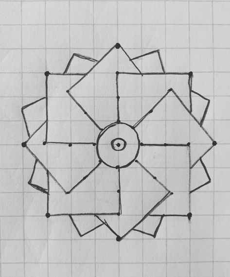 Rangoli Geometric Design, Pookolam Design Onam, Sathiya Design Rangoli, Geometric Rangoli Designs, Simple Pookalam Designs, Onam Pookalam Design Drawing, Geometric Rangoli, Onam Pookalam Design, Pookalam Design