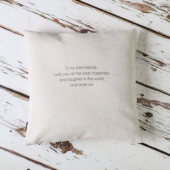 Scottish Gaelic Words Cushion By Vintage Designs Reborn | notonthehighstreet.com Branded Tissue Paper, 15th Wedding Anniversary, Wedding Cushion, Watercolour Flower, 10th Wedding Anniversary, Anniversary Flowers, Pet Cushions, Personalised Cushions, Bespoke Gifts